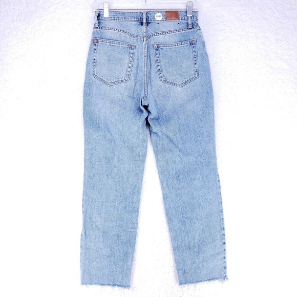 Urban Outfitters BDG Button Fly Jeans Womens Size 26 Slim Straight Raw Hem Pants - Picture 6 of 13